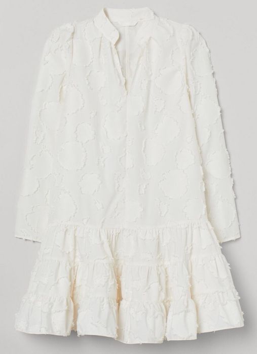 H&M жакардова ефектна  рокля