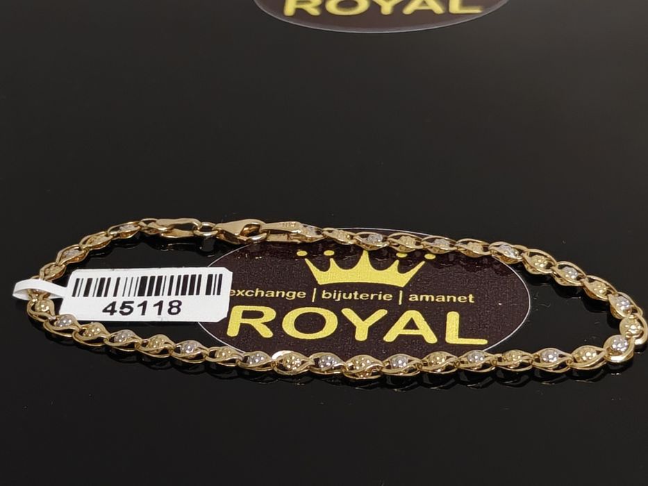 Bijuteria Royal: Brățară aur 14k/2.08 gr