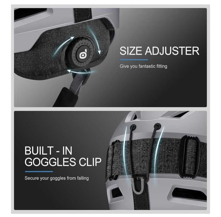 Casca și ochelari schi ski Odoland.