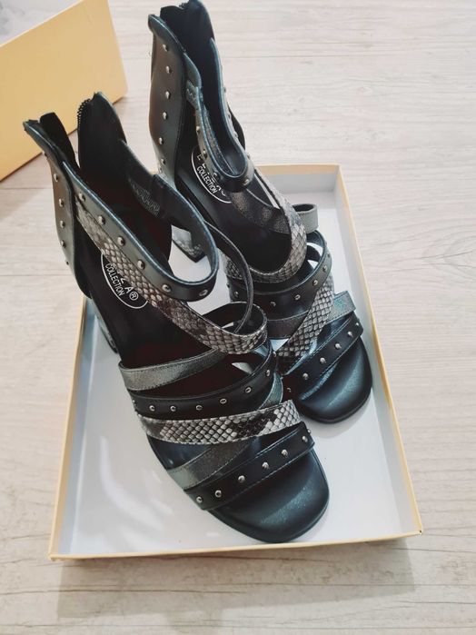 Дамски сандали еко кожа