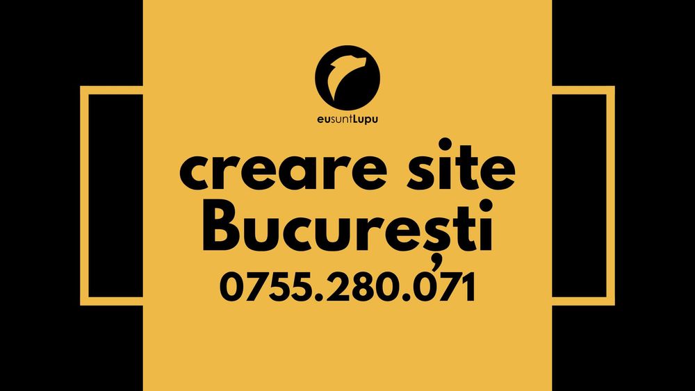 +++Creare site de prezentare RAPID & Web Design Bucuresti si realizare mentenanta / administrare lunara