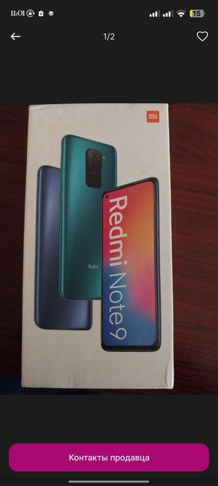 Redmi note 9  holati yaxshi