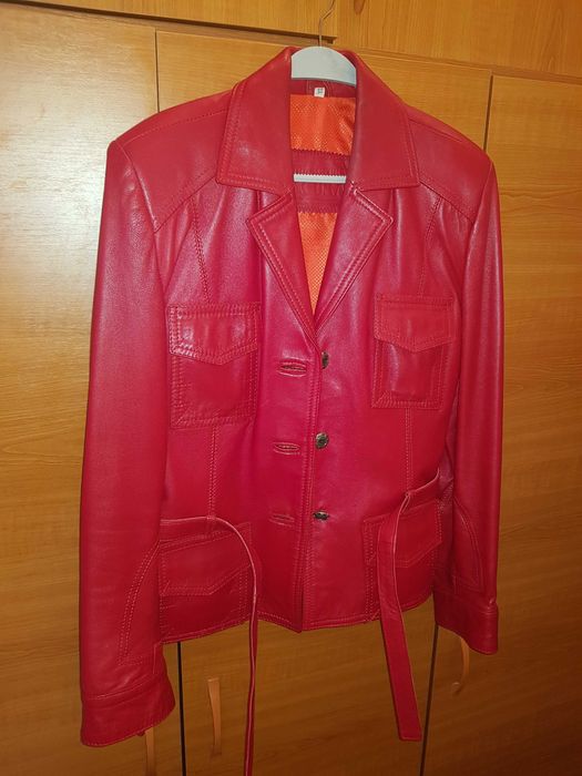 geacă/jachetă damă piele naturală, mărimea 46-48
