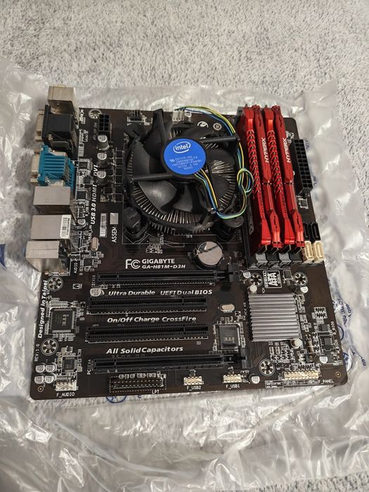 Kit i7 - 4790, 16gb HyperX, h81m-d3h