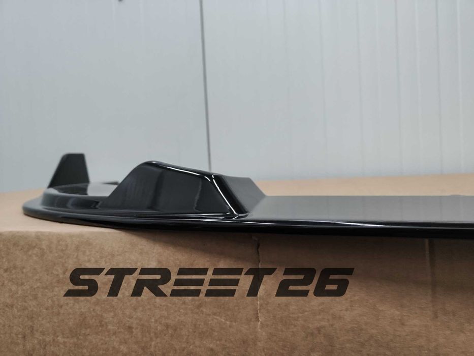 Prelungire Lip Bara Fata BMW Seria 5 E60 E61 (2003-2010) Negru Lucios