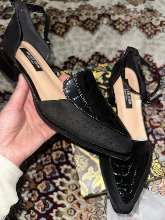 tufli 38razmer qora rangda