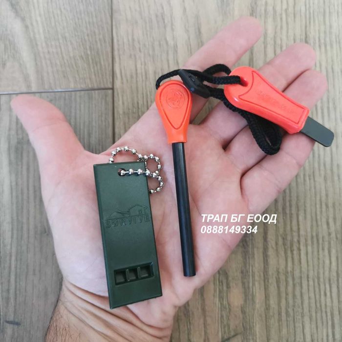 Огниво Regatta Магнезиева запалка със свирка за оцеляване