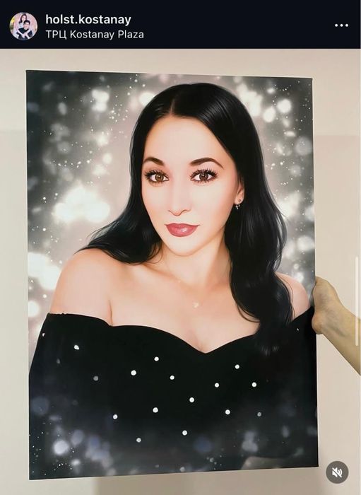 Картины Портреты на холсте Дрим арт Фотомозаика Подарок Фотография