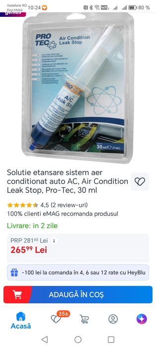 Solutie oprire pierderi instalatie AC