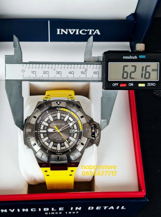 INVICTA Akula Graphite automatic 62 mm, Инвикта нов ръчен часовник