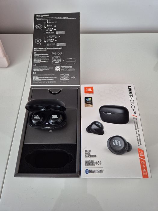 Casti audio In Ear JBL LIVE FreeNC+,Bluetooth