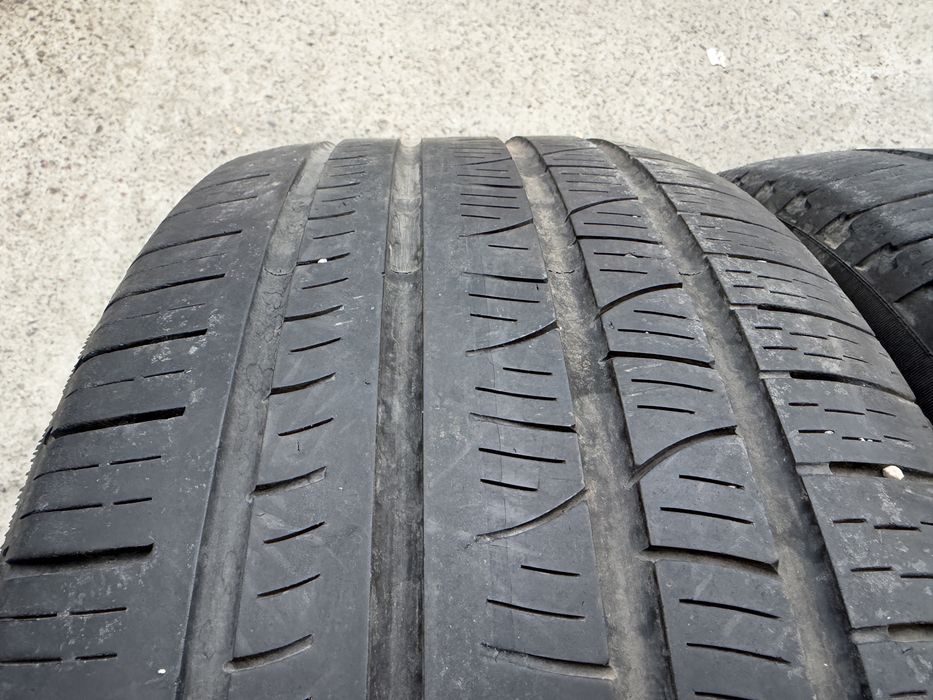 4бр. ЗИМНИ Гуми С Борд 265/40R/21 -PIRELLI- DOT:0122- 5.0мм.+3.8мм. *80€ За Комплект*