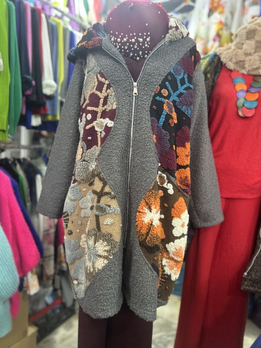 Дамски палта памук и вълна