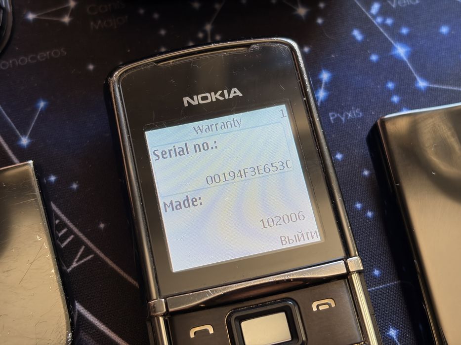 Nokia 8800 Sirocco – черно, 10/10, 100% оригинал