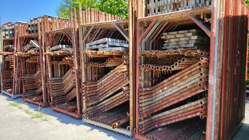 Schela metalica noua și schela second