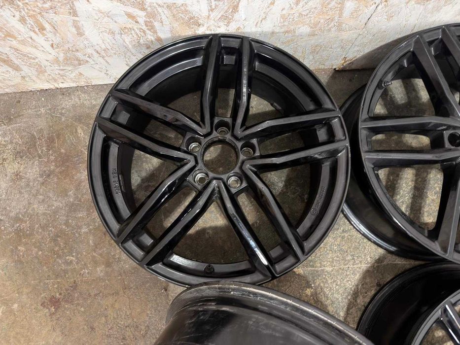 Jante negre 18 5x112 ET49 Mercedes C E GLC A CLA senzori gratis
