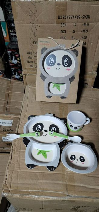 Детские бамбук посуда набор  110.000