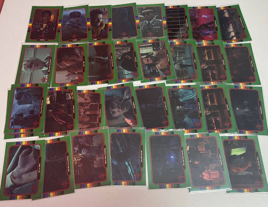 Stranger things Topps card collection