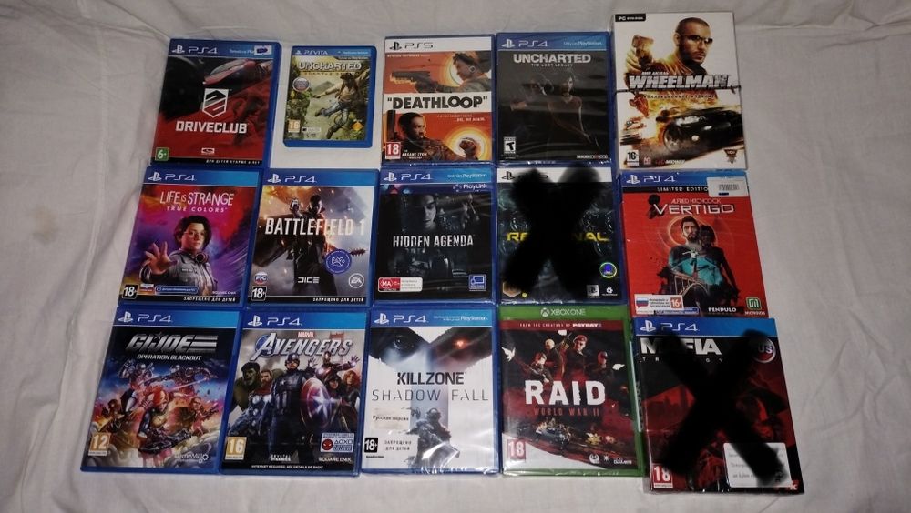 Продам или обмен диски PS4/PS5 (Читайте описание!)