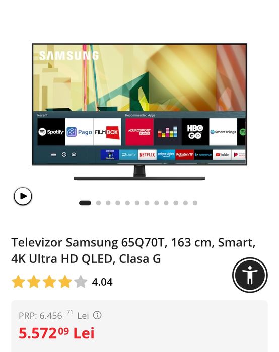 Televizor Samsung QLED SMAR