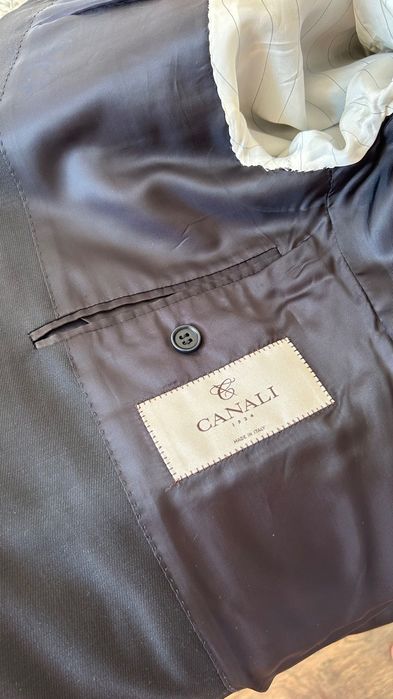 CANALI класическо тъмносиньо сако