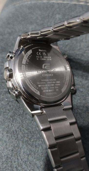 Кварцевые CASIO ECB-950DB-1AEF нержавеющая сталь