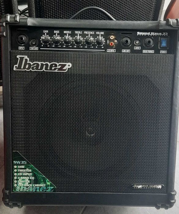 Ibanez miKro GSRM20B-WNF Walnut cu amplificator Ibanez SW35 Soundwave