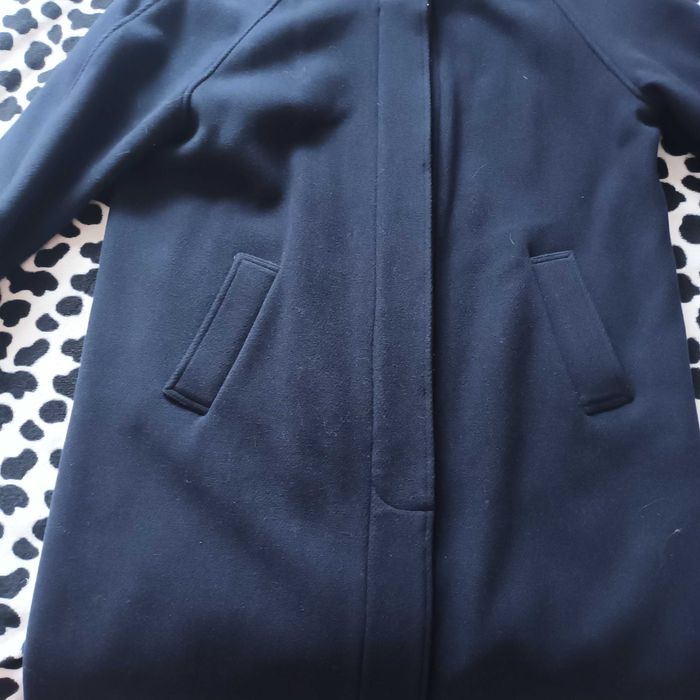 Дамско синьо палто