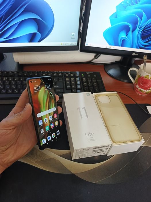 Mi 11lite 8/128gb(2023) ideal ochilmagan usta kurmagan aybi yuq tozza