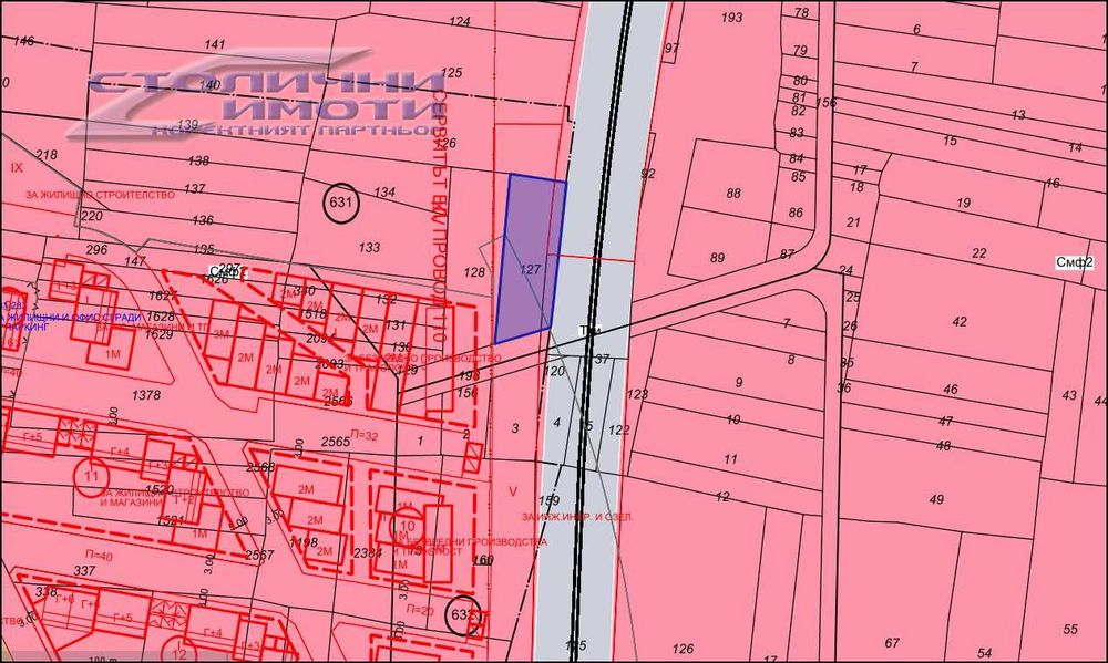 Продава се Парцел в София, Левски Г - 2170 кв.м за 60 €/кв.м - Снимка #3