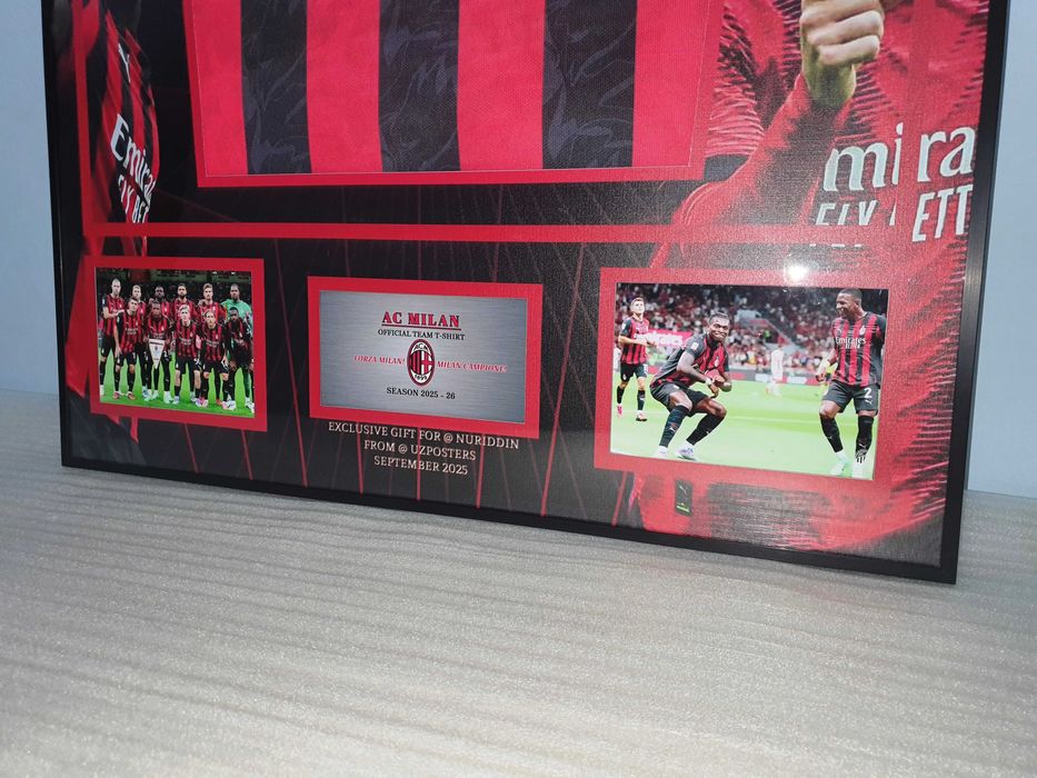 Новый Дизайн Формы Милана в рамке Сезон 2025-26(AC Milan kit in Frame)