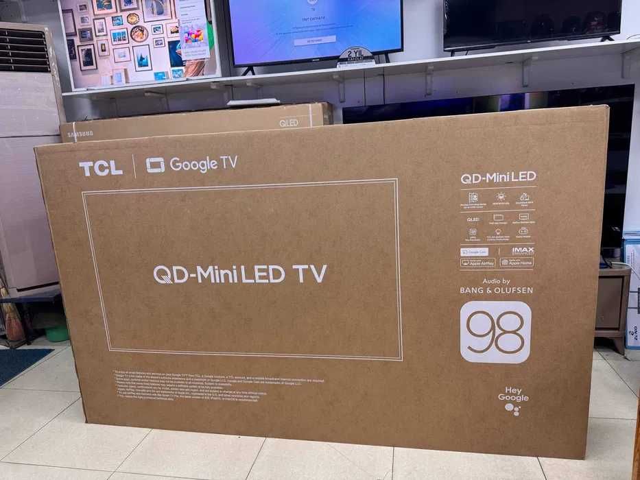 Телевизор TCL SQD-MiniLED 32/43/50/55/65/75/85/98 V6C/C6K/C7K/C8L/P8L
