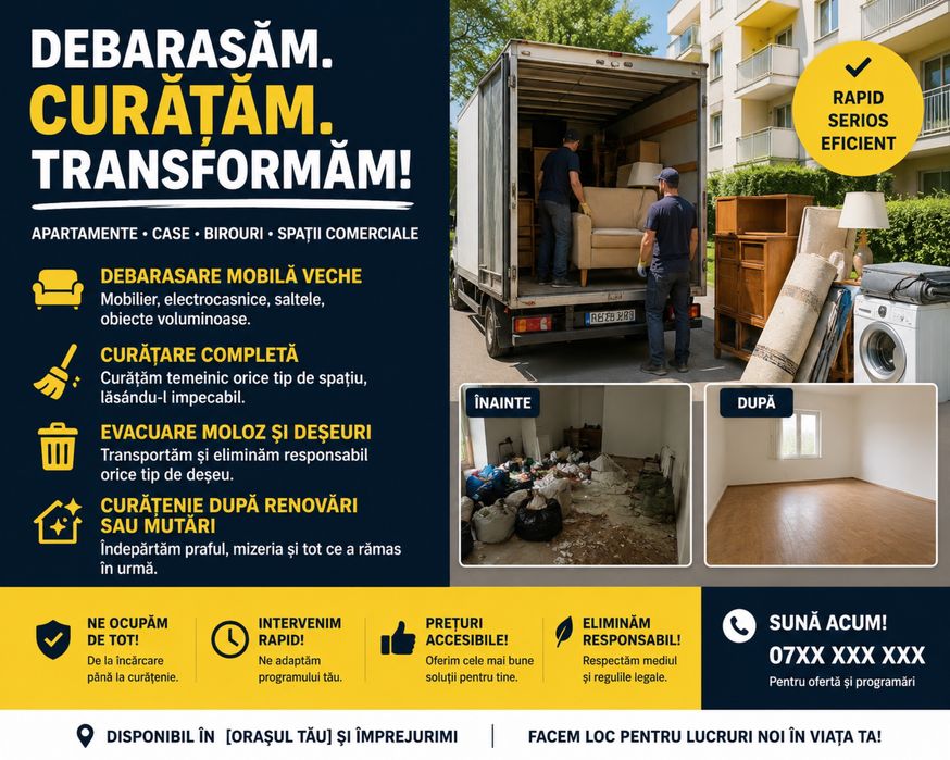 Debarasari case si curatenii