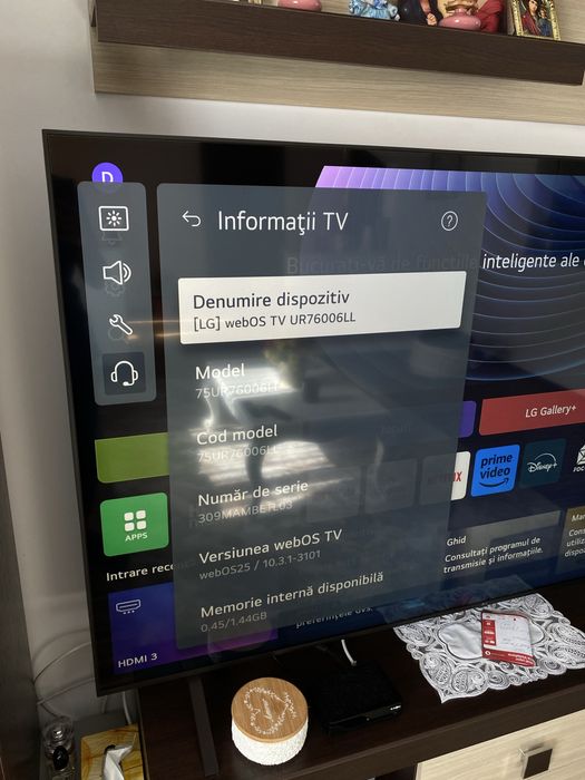 Vand televizor [LG] webOS TV UR76006LL