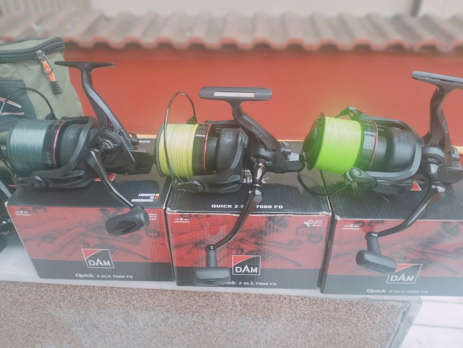 Vând mulinete dam quick 2 sls