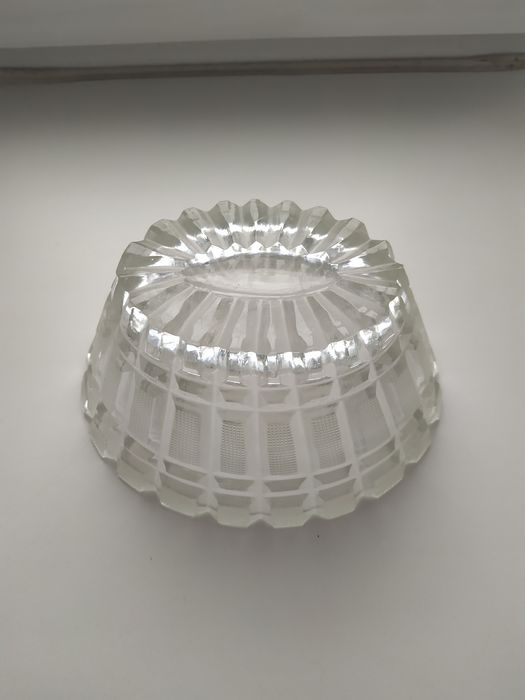 Салатница хрустальная, блюда стеклянные СССР