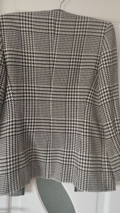 Sacou alb negru elegant