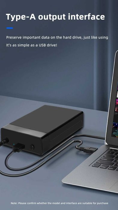 HDD case box (Внешний Корпус) для жесткого диска 2.5"-3.5" +доставка