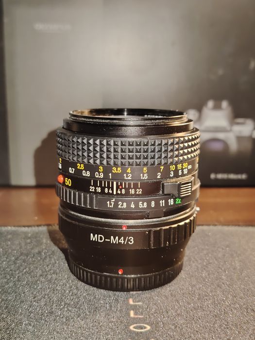 Olympus OM-D E-M10 Mark II + 3 обекти (3450 кадъра), грип и аксесоари.