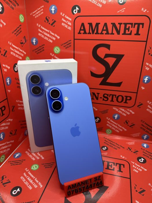 Iphone 16 100% Baterie Amanet SZ Non Stop