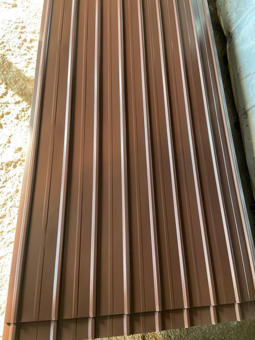 Tablă Cutată 2M Dedeman RAL 8017 maro ciocolatiu grosime 0.3mm 0.4mm