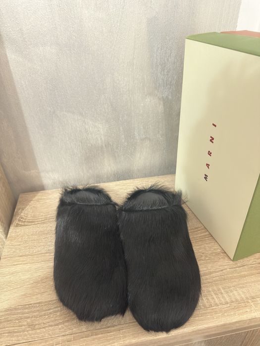 Papuci marni blana neagr