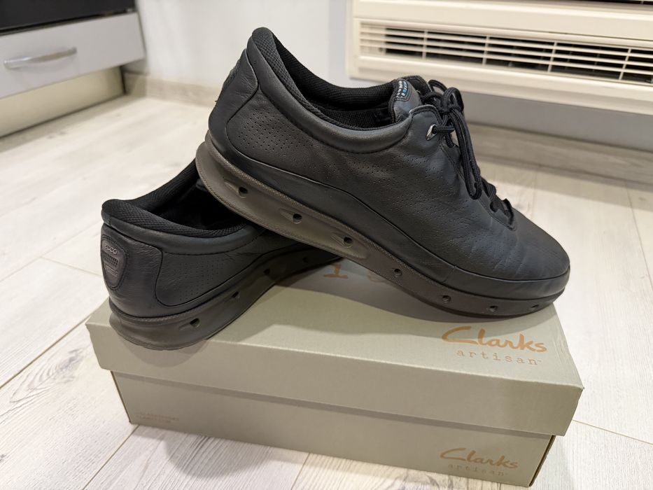 Оригинални кожени сникърси/кецове Ecco Goretex номер 46, стелка 30см