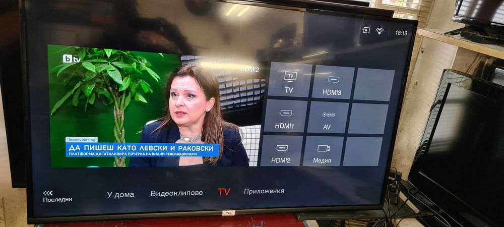 55" Телевизор TCL 55DB600 -Smart TV/4K /UHD - перфектен