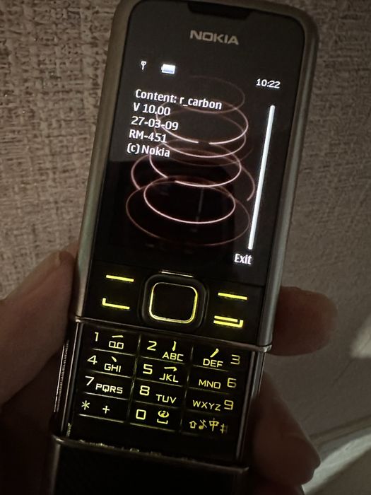 Nokia 8800 carbon titanium 4 gb