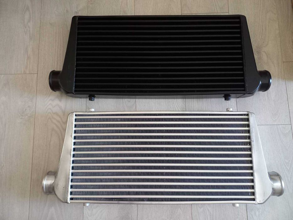 Челен интеркулер,сив,черен,600х300х76 3,0 ф76,кулер