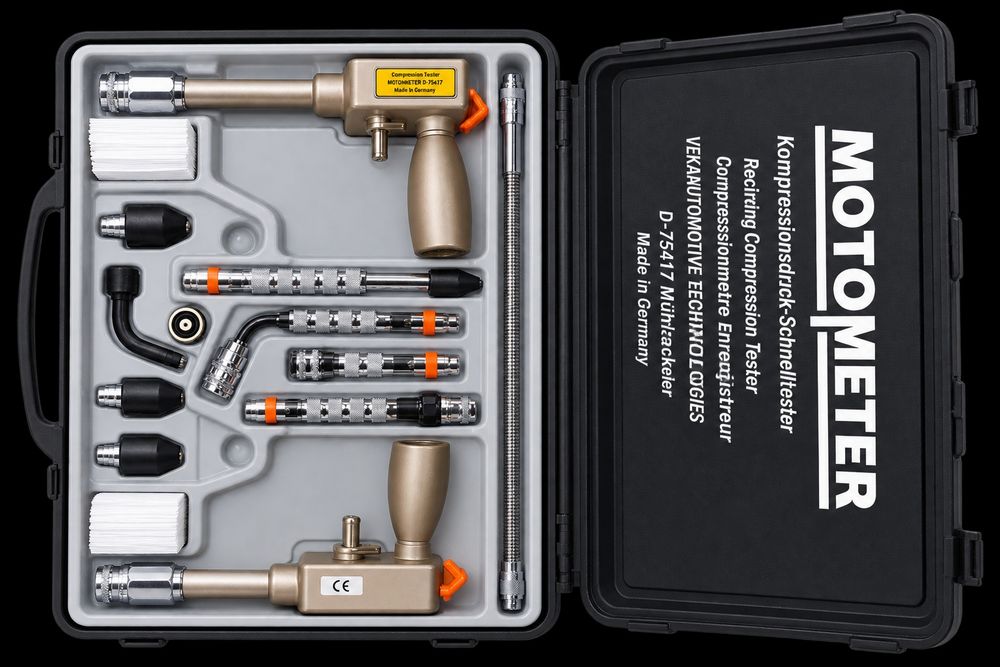 MOTOMETER Kompressiya Testeri — Made in Germany
