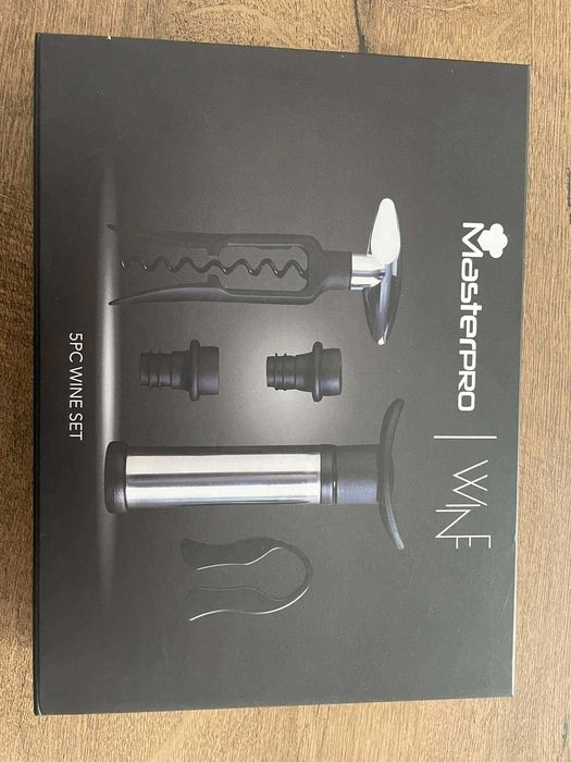 Аксесоари за вино 5 части Masterpro