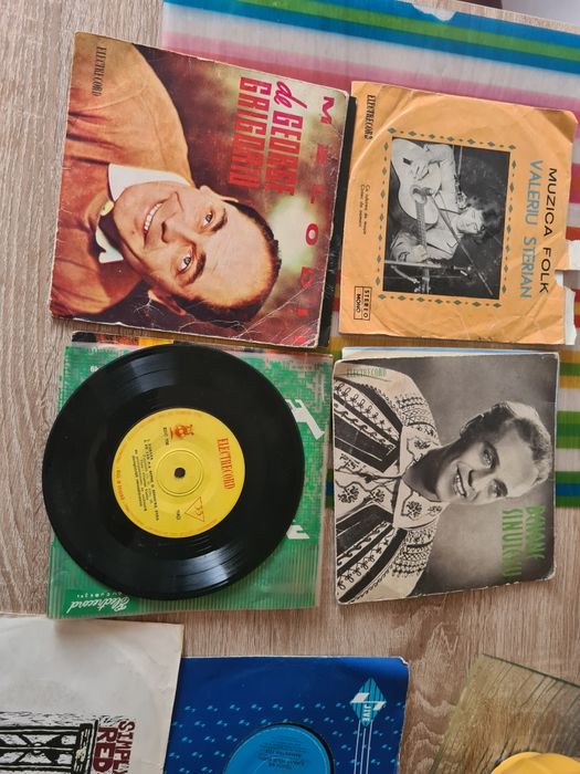 Discuri vinyl originale, 33 si 45 rpm, unele stereo