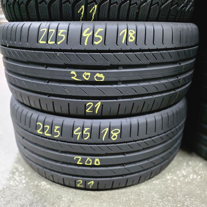 2x 225/45/18 VARA CONTINENTAL 2021 Stare excelenta